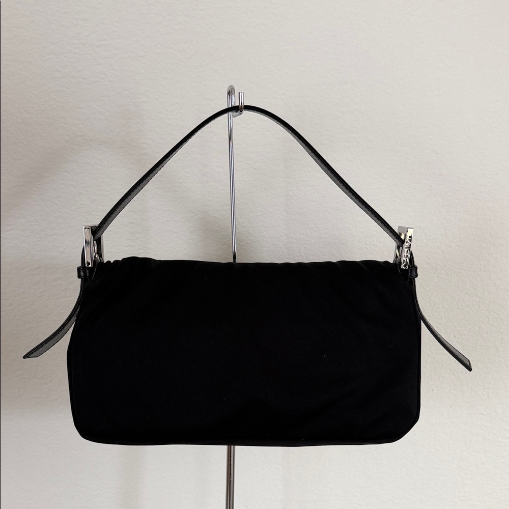 Fendi Satin Black Baguette - Picture 2 of 11